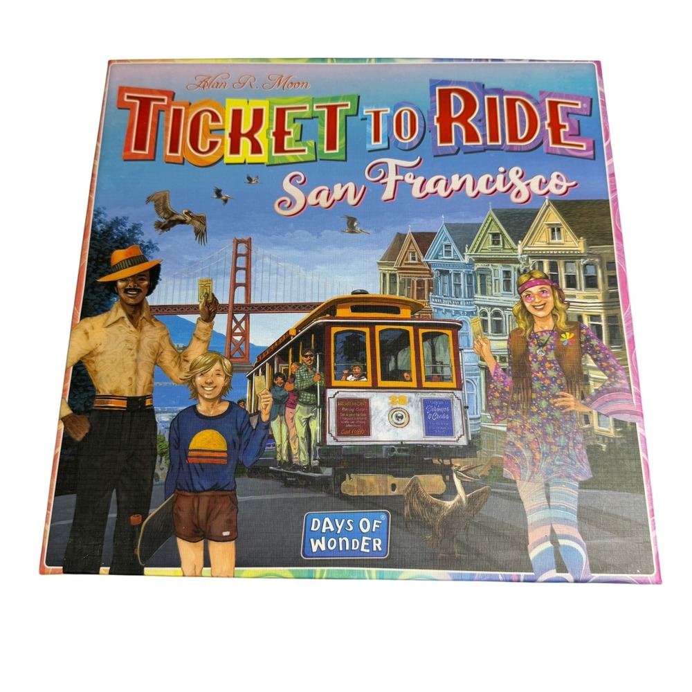 Ticket to Ride San Francisco Board Game Days of Wonder Complete Strategy Game